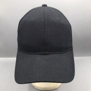 NEW OTTO FLEX BLACK S/M HAT CAP 6 PANEL LOW PROFILE STRUCTURED STRECH 11-196